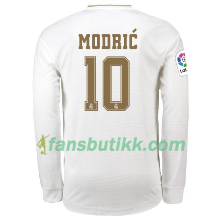 Fotballdrakt Real Madrid Luka Modrić 10 Hjemmetrøye 2019-2020 Langermet